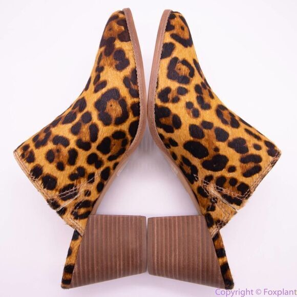 NEW Madewell The Harper Mule in Leopard Calf Hair, size 10 - Picture 9 of 12